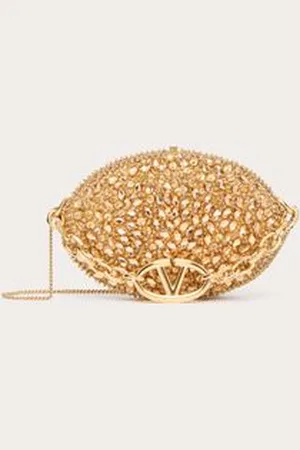 VALENTINO GARAVANI MINAUDIERE OVALE GARAVANI CARRY SECRETS CON CATENA Donna UNI