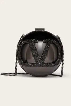 VALENTINO GARAVANI MINAUDI??RE VLOGO SIGNATURE IN METALLO E STRASS Donna UNI