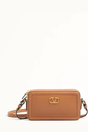 VALENTINO GARAVANI MINI BORSA A TRACOLLA GARAVANI ALLTIME IN VITELLO GRANATO Donna UNI