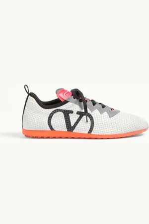 VALENTINO GARAVANI SNEAKER CHROMATHON IN NAPPA TRAFORATA Uomo 38