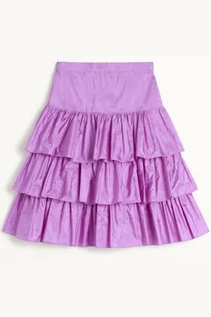 VALENTINO GONNA IN TAFFETAS A BALZE Donna 36