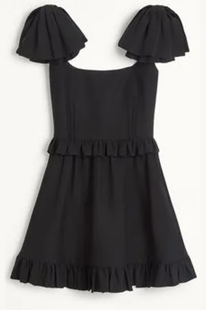 VALENTINO ABITO CORTO IN CREPE COUTURE Donna 36
