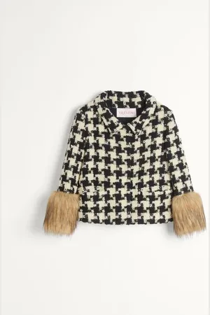 VALENTINO GIACCA IN MACRO PIED DE POULE TWEED Donna 36