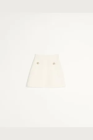 VALENTINO GONNA IN CREPE COUTURE Donna 36