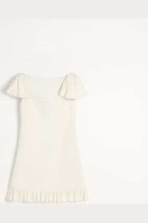 VALENTINO ABITO CORTO IN CREPE COUTURE Donna 36