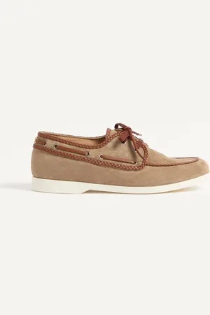 VALENTINO GARAVANI SCARPA DA BARCA PALM AVENUE IN CROSTA E NAPPA Uomo 39