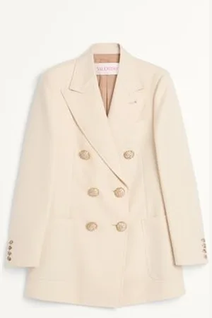 VALENTINO BLAZER IN DIAGONAL DRY WOOL Donna 36