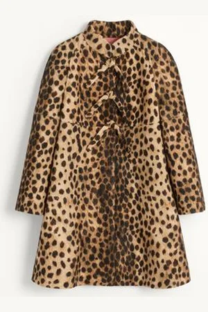 VALENTINO CAPPOTTO IN PANNO STAMPATO GIAGUARO SPOTS Donna 36
