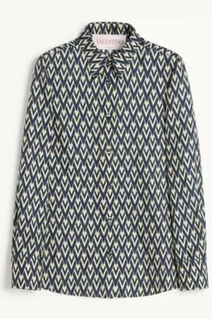 VALENTINO CAMICIA IN TWILL TOUTE LA V Donna 36
