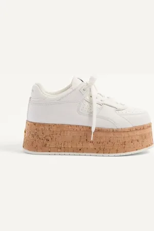 VALENTINO GARAVANI SNEAKER FREEDOTS XL IN VITELLO E SUGHERO Donna 35.5