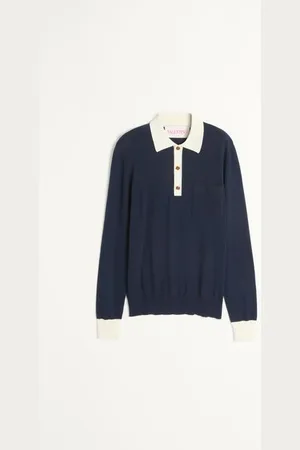 VALENTINO POLO MANICA LUNGA IN COTONE Uomo L