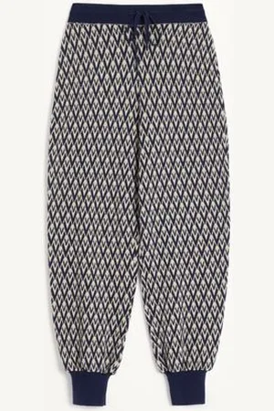 VALENTINO PANTALONI IN LANA JACQUARD TOUTE LA V Donna L