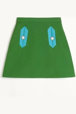 VALENTINO GONNA IN CREPE COUTURE Donna 36