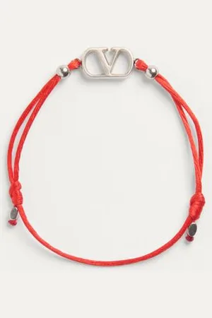 VALENTINO GARAVANI BRACCIALE VLOGO SIGNATURE IN COTONE Uomo UNI