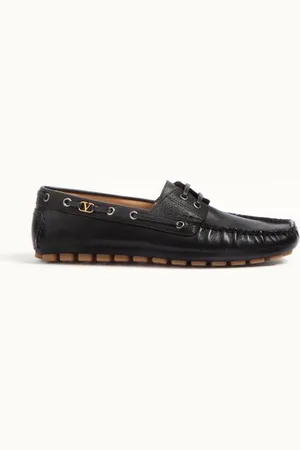 VALENTINO GARAVANI MOCASSINO DRIVER FASTAWAY IN BUFALO Uomo 40.5