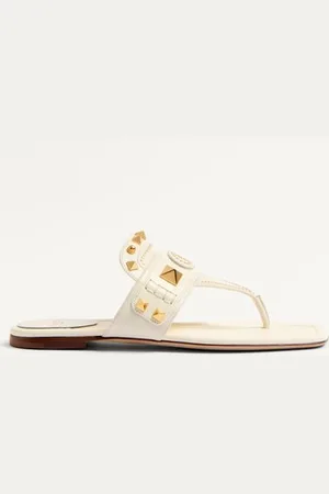 VALENTINO GARAVANI SANDALO INFRADITO PLASTER CASTER IN CAPRA Donna 35.5