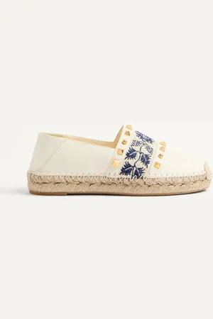 VALENTINO GARAVANI ESPADRILLA COUNTY IN NAPPA CON RICAMO GRAPE 20MM Donna 35