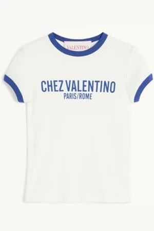 VALENTINO T-SHIRT IN COTTON JERSEY Donna L
