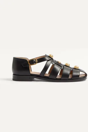 VALENTINO GARAVANI SANDALO FISHERMAN VLOGO SIGNATURE IN VITELLO 20MM Donna 35.5