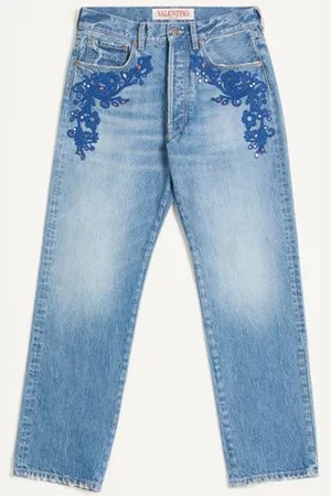 VALENTINO PANTALONE IN CON RICAMI E PERLINE Uomo 30