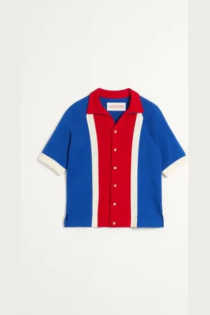 VALENTINO CAMICIA DA BOWLING IN COTONE CON RICAMO CHEZ Uomo L