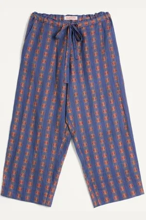 VALENTINO PANTALONE PIGIAMA IN LINO CON STAMPA VOYAGE IMAGINAIRE Uomo M