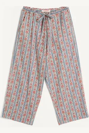 VALENTINO PANTALONE PIGIAMA IN MUSSOLA DI COTONE CON STAMPA VOYAGE IMAGINAIRE Uomo L