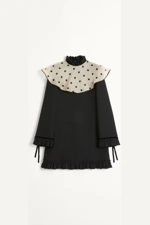 VALENTINO ABITO CORTO IN CREPE COUTURE Donna 36
