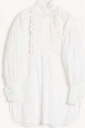 VALENTINO ABITO CORTO IN COTONE E LINO Donna 36