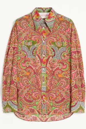 VALENTINO CAMICIA IN MUSSOLA CACHEMIRE VOYAGE IMAGINAIRE Donna 36