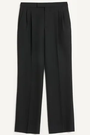 VALENTINO PANTALONE IN LANA GRAIN DE POUDRE Uomo 44