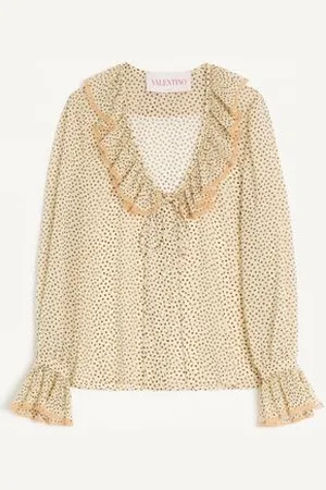 VALENTINO CAMICIA IN LIGHT GEORGETTE STAMPA PLUSDEPOIS Donna 36