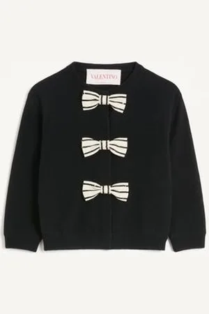 VALENTINO CARDIGAN CON FIOCCHI RICAMATI Donna L