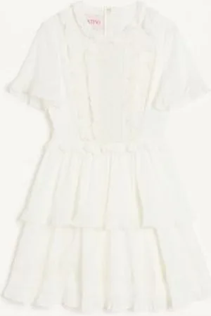 VALENTINO ABITO CORTO IN ORGANZA RICAMATO Donna 38