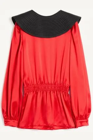 VALENTINO TOP IN DOUBLE SATIN Donna 36