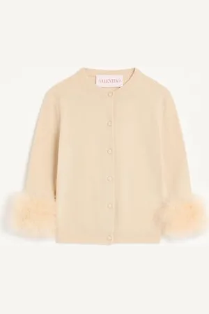VALENTINO CARDIGAN CON PIUME Donna L