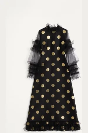 VALENTINO ABITO MIDI IN JACQUARD LUREX PLUSDEPOIS Donna 36