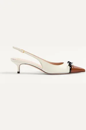 VALENTINO GARAVANI D??COLLET?? SLINGBACK BEPOINTY IN CAPRETTO 45MM Donna 37