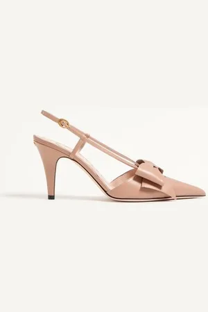 VALENTINO GARAVANI D??COLLET?? SLINGBACK BOWOW IN CAPRETTO 85MM Donna 35.5