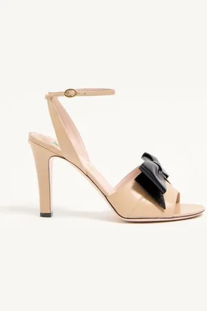 VALENTINO GARAVANI SANDALO BOWOW IN CAPRETTO 95MM Donna 35.5