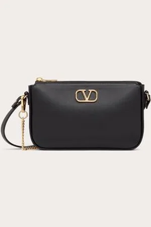 VALENTINO GARAVANI MINI BORSA CON TRACOLLA VLOGO SIGNATURE IN VITELLO Donna UNI