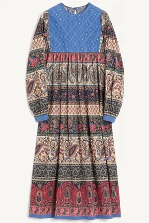 VALENTINO ABITO MIDI IN MUSSOLA LAME