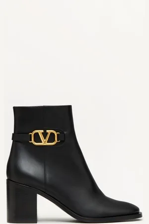 VALENTINO GARAVANI STIVALETTO VLOGO SIGNATURE IN VITELLO 75MM Donna 35.5