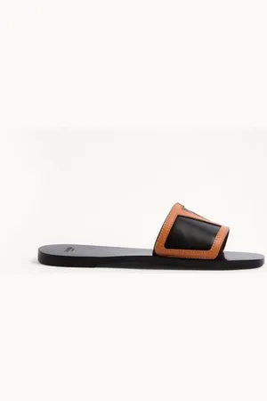 VALENTINO GARAVANI SANDALO SLIDE VIVA SUPERSTAR IN NAPPA Donna 35.5