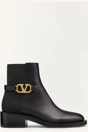 VALENTINO GARAVANI STIVALETTO VLOGO SIGNATURE IN VITELLO 30MM Donna 35.5