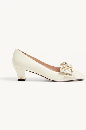 VALENTINO GARAVANI D??COLLET?? BOWOW IN CAPRETTO CON BORCHIE 45MM Donna 35.5