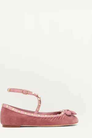 VALENTINO GARAVANI BALLERINA ROCKSTUD IN VELLUTO Donna 34.5