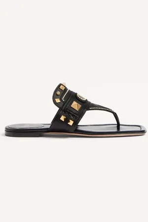 VALENTINO GARAVANI SANDALO INFRADITO PLASTER CASTER IN BUFALO Donna 35.5