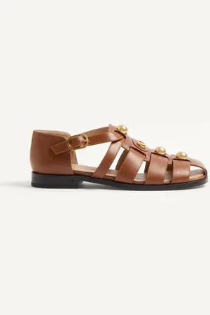 VALENTINO GARAVANI SANDALO FISHERMAN VLOGO SIGNATURE IN VITELLO 20MM Donna 36.5