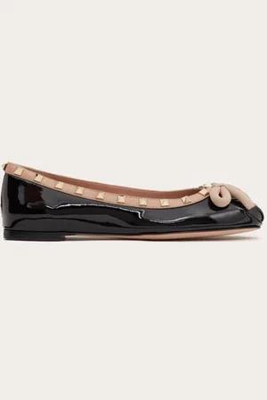 VALENTINO GARAVANI BALLERINA ROCKSTUD IN VERNICE Donna 35.5